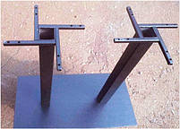 Металева база опора для столу Ліон 700, розмір 700х400 мм, висота 1100 мм, для бару, кафе, фото 7