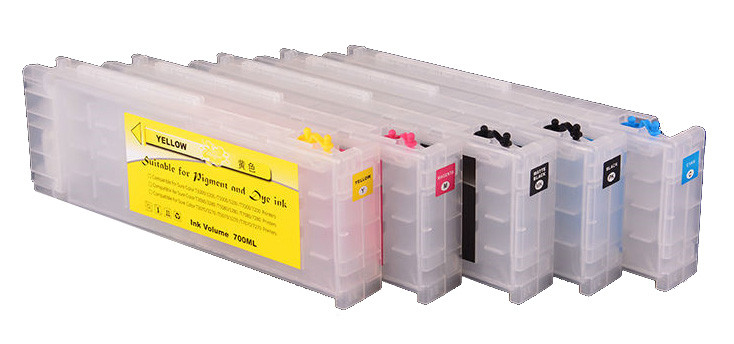 Перезаправні картриджі Ocbestjet для Epson SureColor SC-T3200/T5200/T7200 з чипами (5 шт. по 700 мл)