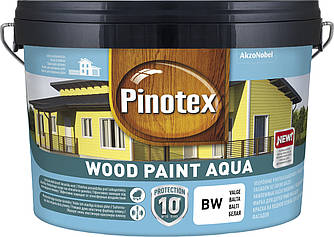 PINOTEX WOOD PAINT AQUA Червона 9л водостійка фарба для дерев'яних фасадів
