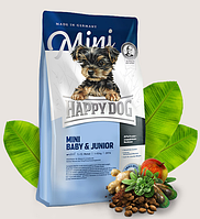 Корм для цуценят Happy Dog (Хеппі Дог) Supreme Mini Baby Junior для дрібних порід, 4 кг