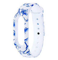 Браслет для Xiaomi Mi Band 2 Original Blue Ornament
