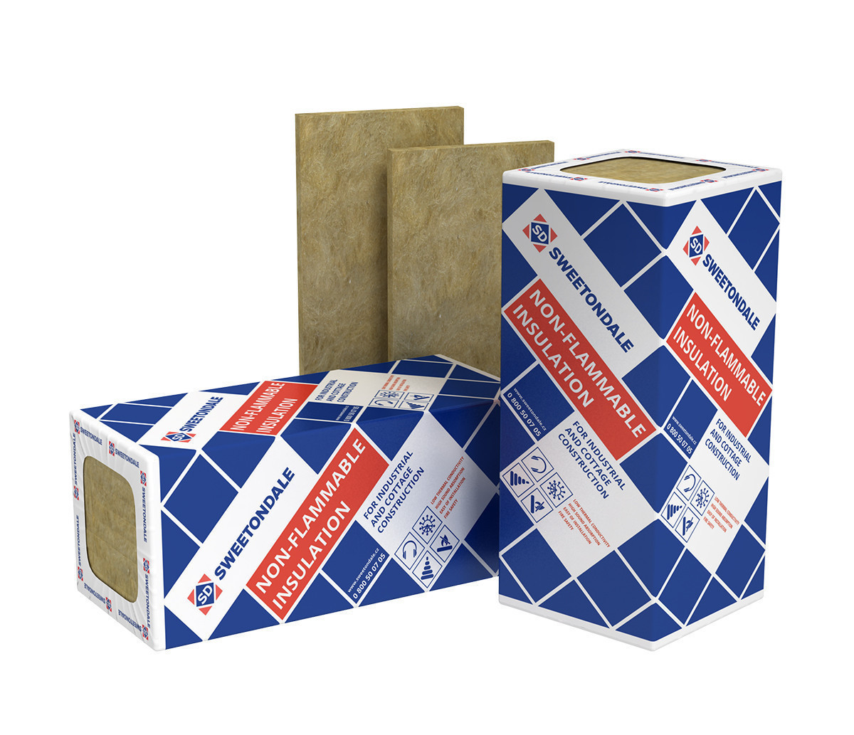 ТЕХНОРУФ В ОПТІМА 50 мм Утеплювач мінеральна вата (мінвата) ТехноНіколь для плоского даху та підлоги, фото 1