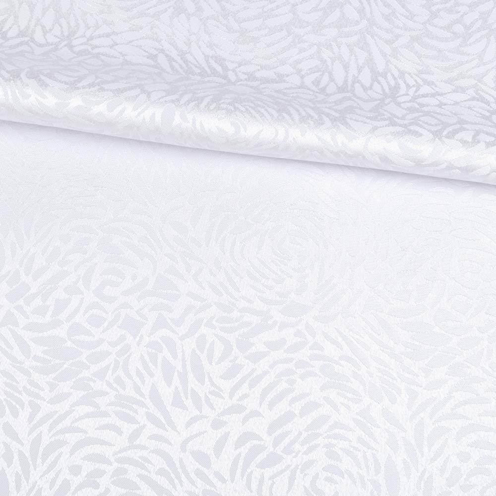 Жакард скатертинний троянди білий, ш.320 (33114.037)