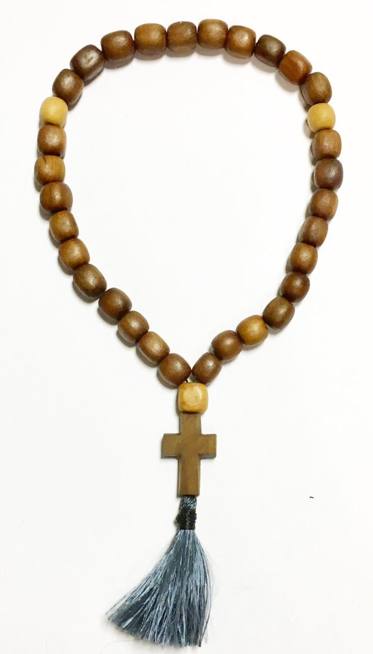 Чітки з Самшита, 30 намистин, фото 1