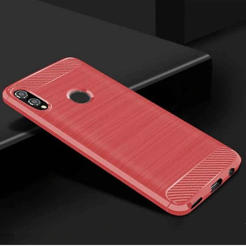 Чохол Carbon для Huawei P Smart 2019 Червоний