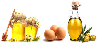 Макска з медом, яйцем і оливковою олією