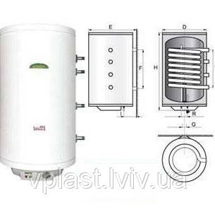 Бойлер непрямого нагрівання Elektromet WJ/W Venus plus 100 л, фото 1