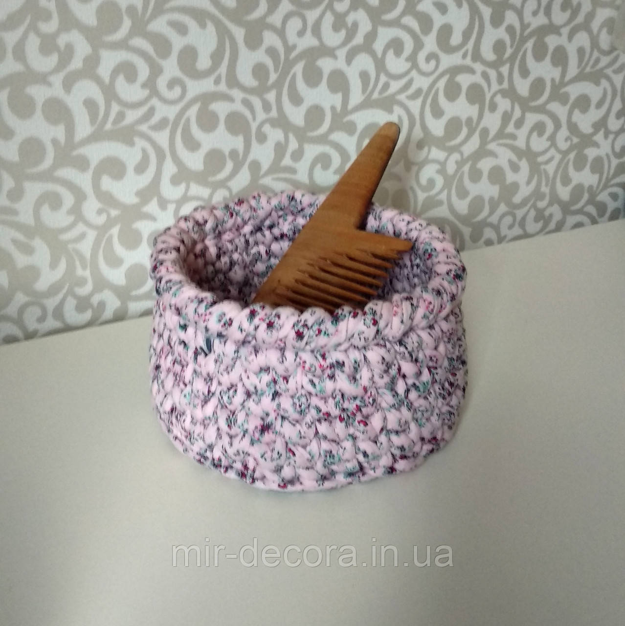 Кошик із трикотажної пряжі Spagetti 15 см