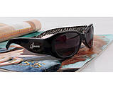 Сонцезахисні окуляри в стилі Guess (GUF 208 black) Lux, фото 2