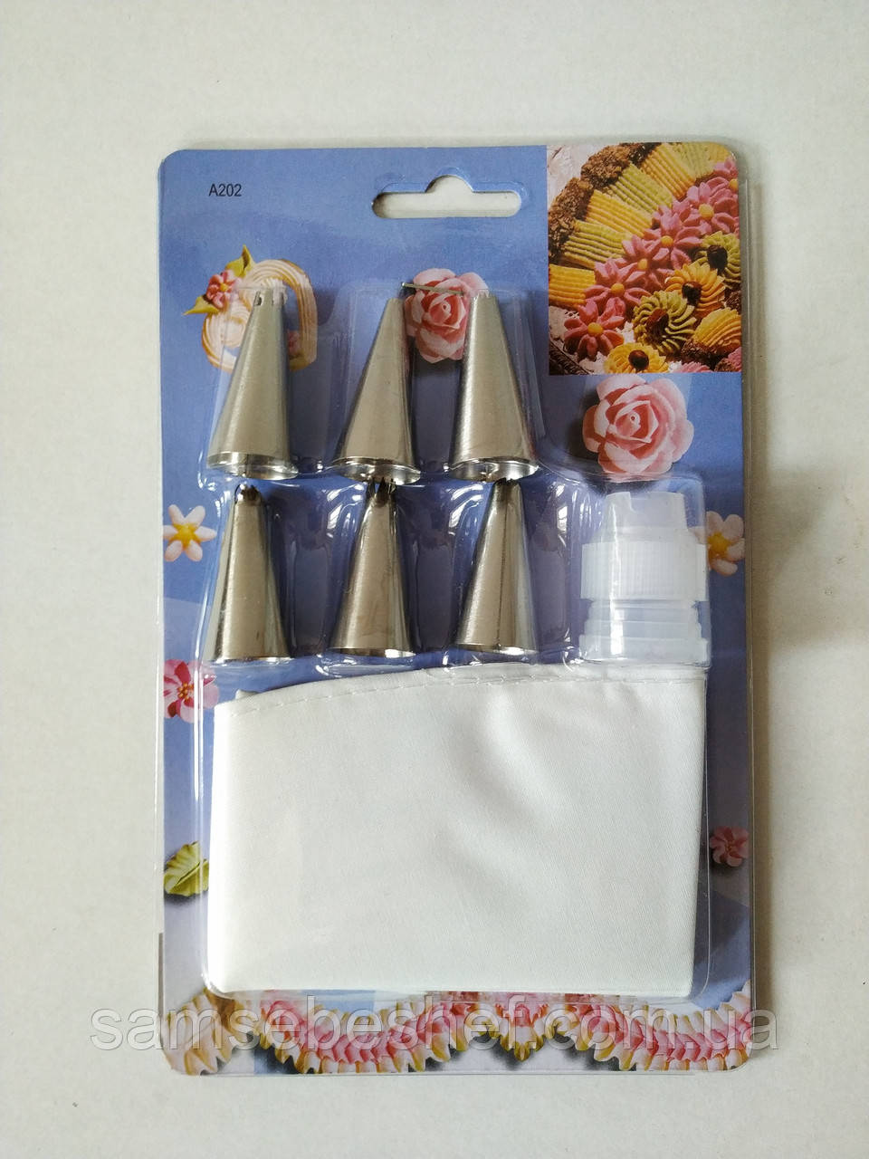 Мішок кондитерський з насадками 6 GA Династія 18762, фото 1