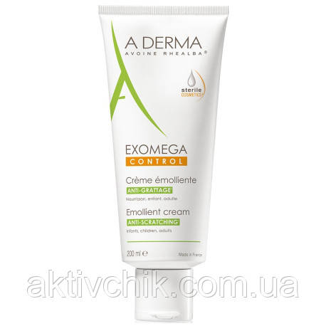 A-Derma Exomega крем догляд атопічної шкірою з народження Экзомега А-Дерма тіло і обличчя суха атопія