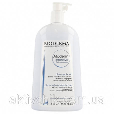 Очищаючий гель для атопічної шкіри Биодерма Bioderma Atoderm Intensive Gel Moussant 1 літр