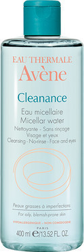 Міцелярна вода для проблемної шкіри Авен Avene Cleanance Micellare Water Face And Eyes