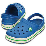 Крокси дитячі сабо Крекбенд оригінал/Crocs Kids Crocband Clog (10998), Сині 24, фото 3