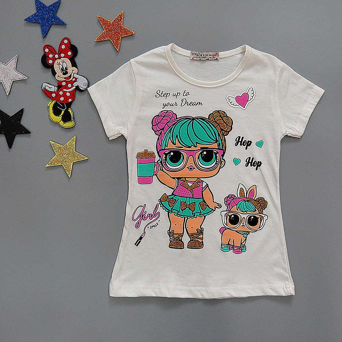 Футболка LOL для дівчинки. 86 см, фото 1