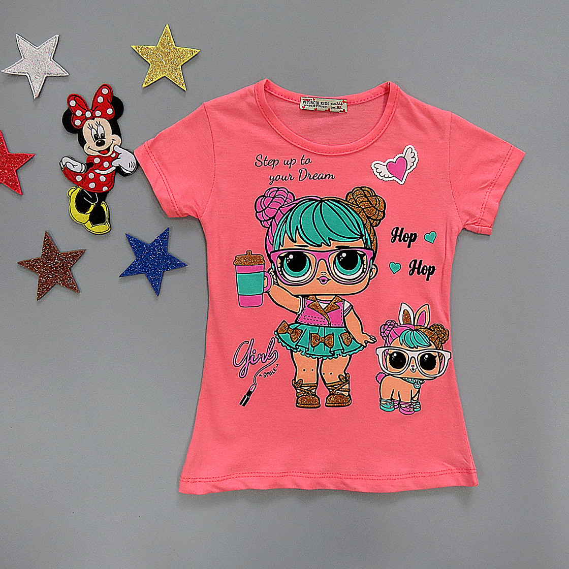 Футболка LOL для дівчинки. 86 см, фото 1