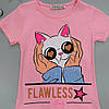 Футболка "Котик" для дівчинки. 110 см, фото 3