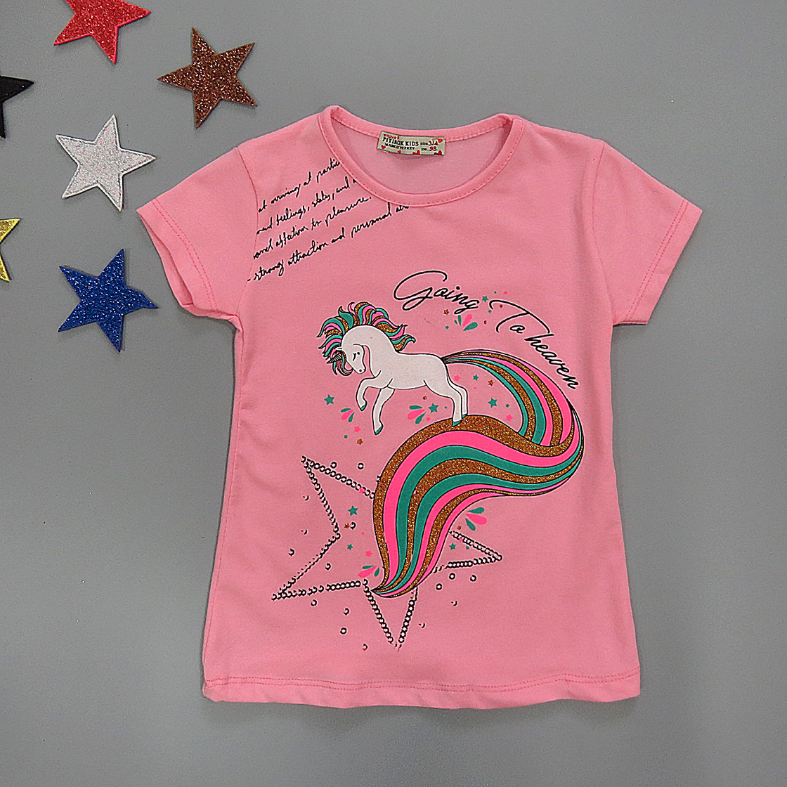Футболка "Єдиноріг" для дівчинки. 86 см, фото 1