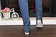 Черевички снікерси жіночі джинсові Д371, фото 8