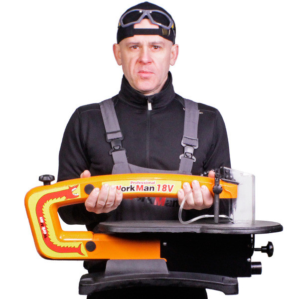 Лобзиковий верстат по дереву WorkMan 18V оптом і в роздріб