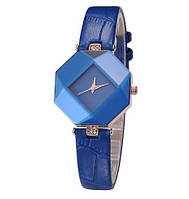 Женские наручные часы с синим ремешком код 235