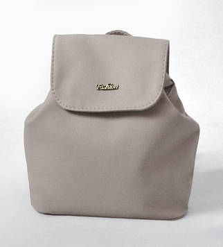 Жіночий сірий міні рюкзак код 9-52