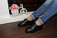 Туфлі жіночі чорні на липучках натуральна шкіра Т865, фото 9