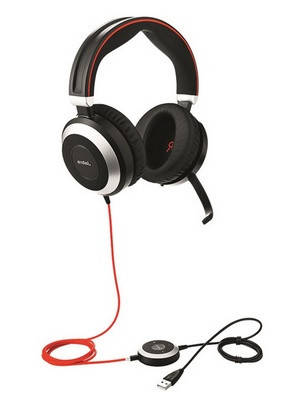 Гарнітура для кол-центру Jabra EVOLVE 80 MS, фото 3