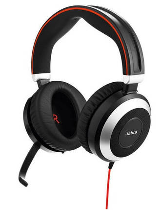 Гарнітура для кол-центру Jabra EVOLVE 80 MS, фото 1