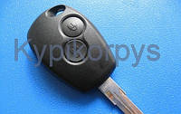 Корпус ключа для Renault Logan,Sandero,lodgy,Duster (Рено Логан,Сандеро,Лоджи,Дастер) 2 кнопки, лезвие VAC102