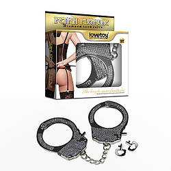 Наручники метал Fetish Pleasure Diamond Handcuffs Silver