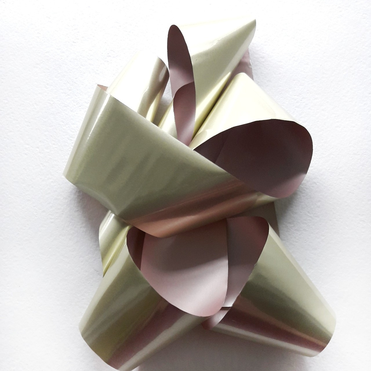 Перекладна фольга для дизайну нігтів світла бронза (фольга для лиття) 1 метр ANDI PROF