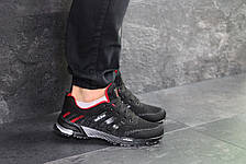Кросівки Adidas Marathon,сітка,чорні з червоним 41р, фото 3