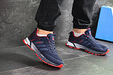 Кросівки Adidas Marathon,сітка,темно сині з червоним, фото 3