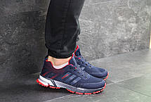 Кросівки Adidas Marathon,сітка,темно сині з червоним, фото 2