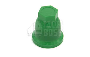 Пластиковий ковпачок на гайку 33 Зелений