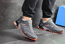Кросівки Adidas Marathon,сітка,сірі, фото 3