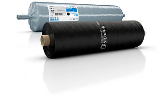 Силосна плівка 12  х 50 х 150 мкм. чорна/чорна