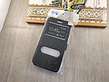 Чорний чохол-книжка з вирізом для Samsung Galaxy J3 (2016) J300/ J310/ J320, фото 5