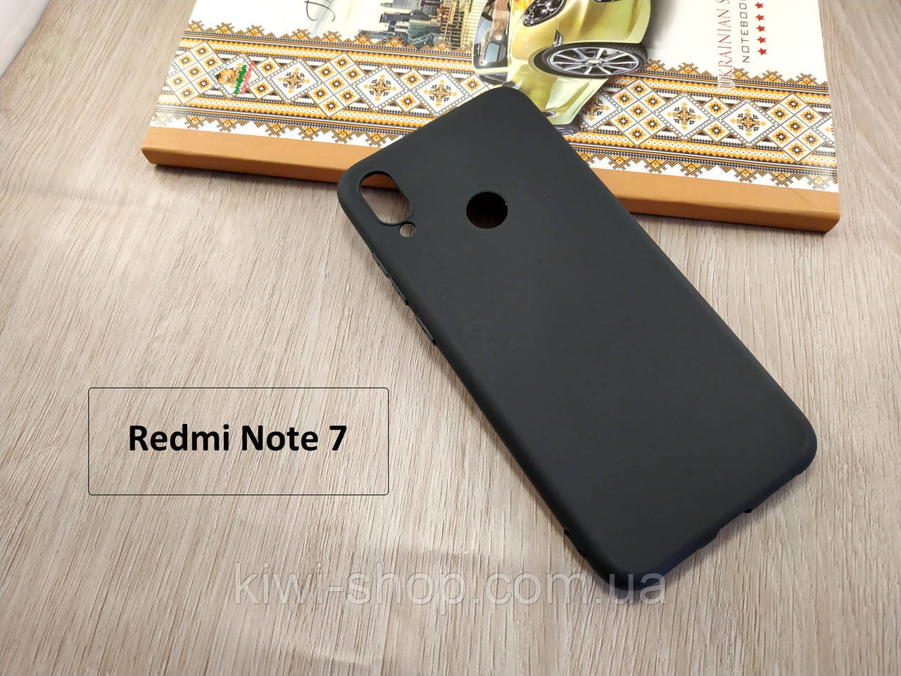 SMTT чорний матовий чохол бампер для Xiaomi redmi Note 7 — термополіуретан
