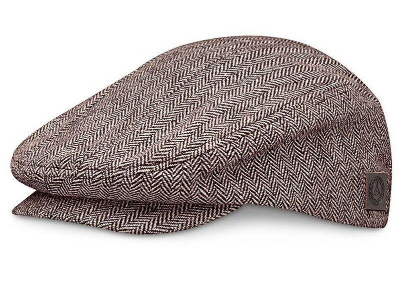 Кепка Mercedes Flat Cap, Brown / Beige, (B66041503)