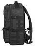 Тактичний похідний суперміцкий рюкзак на 40 літрів Чорний з ортопедичною спиною, фото 3