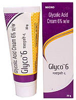 Крем для обличчя Glyco 6 З гліколевої кислотою 6% - легкий пілінг в домашніх умовах. Термін до 11.2023