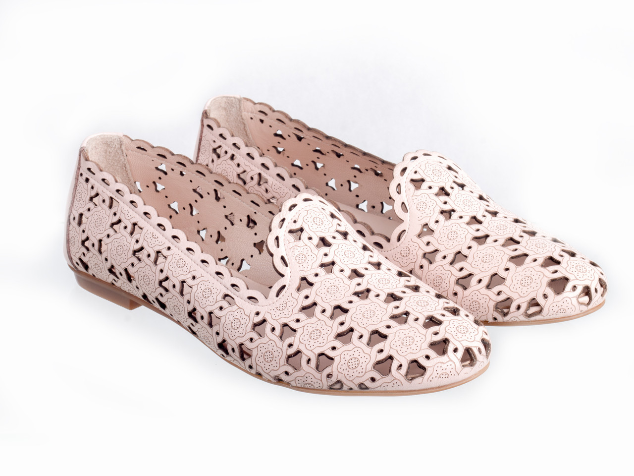 Балетки Etor 4524-12 пудра