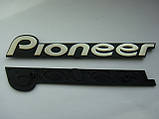 Значок, наклейка, логотип 130x12mm (plastic) на сітку колонки Pioneer, фото 2