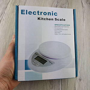 Ваги Electronic Kitchen Scale точні електронні кухонні до 5 кг