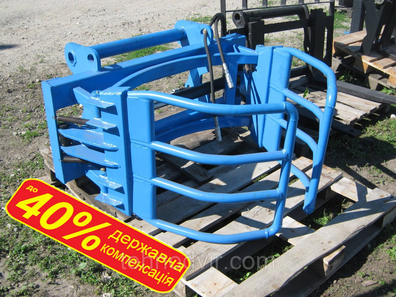 Захват для тюков на MANITOU - захват для маниту ДЕРЖКОМПЕНСАЦІЯ до 40%