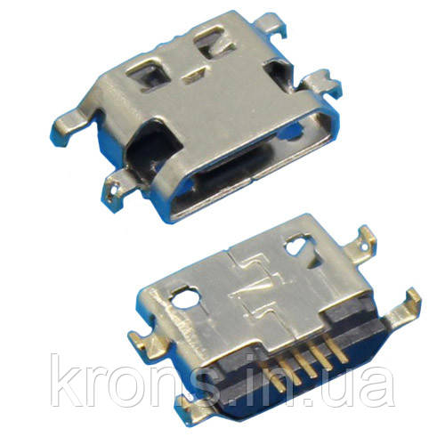 Роз'єм MicroUSB 5pin MC-135 Lenovo A708T S890 Huawei G7 7040N, фото 1