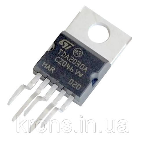 Чіп TDA2030A 10ШТ TDA2030 TO220-5, Підсилювач низької частоти УНЧ