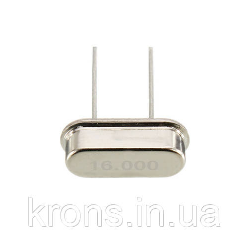 10x Кварцовий резонатор генератор HC-49S 16 МГц, фото 1
